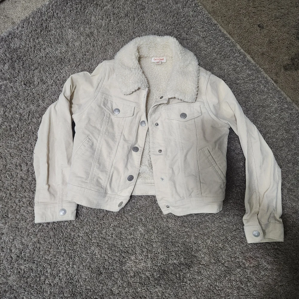 Cat & Jack Cream Sherpa Jacket
